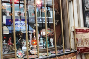 Traditional Turkish pottery seen while walking around town. 